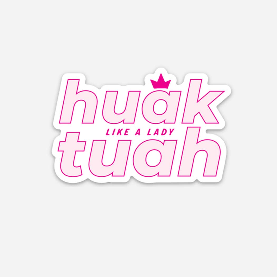 Huak Tuah Sticker - Viral Internet Pop Culture Sticker