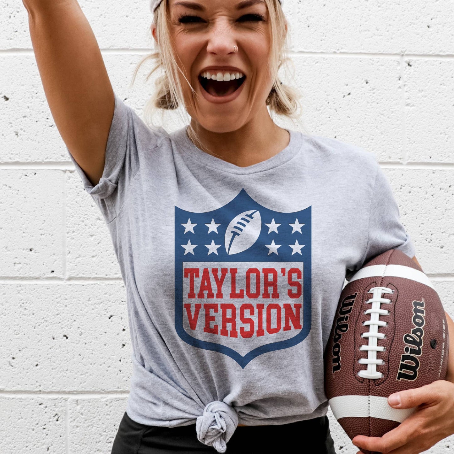 Taylors Version Kansas City Chiefs Football Tees