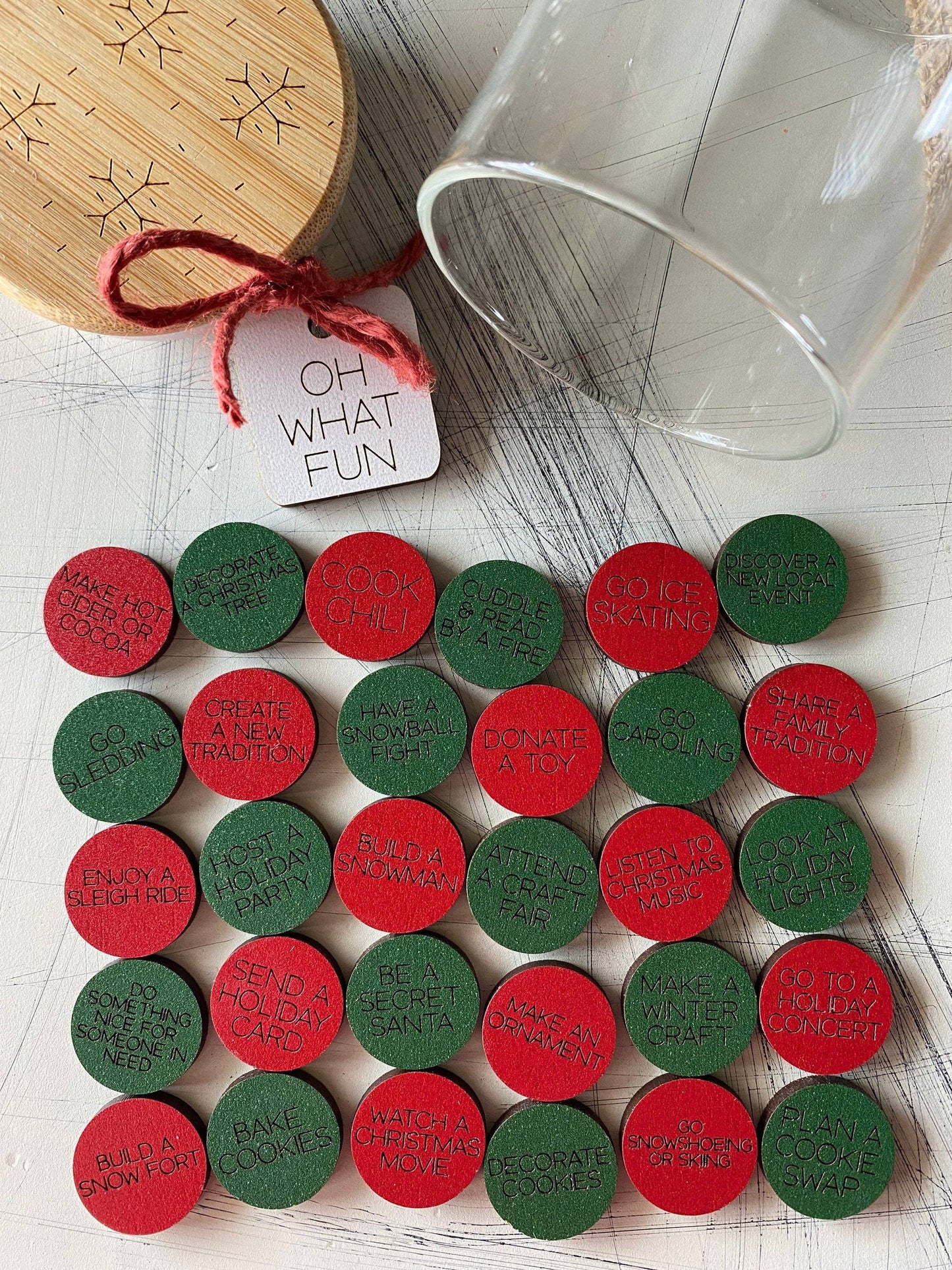 Winter Activity Token Jar