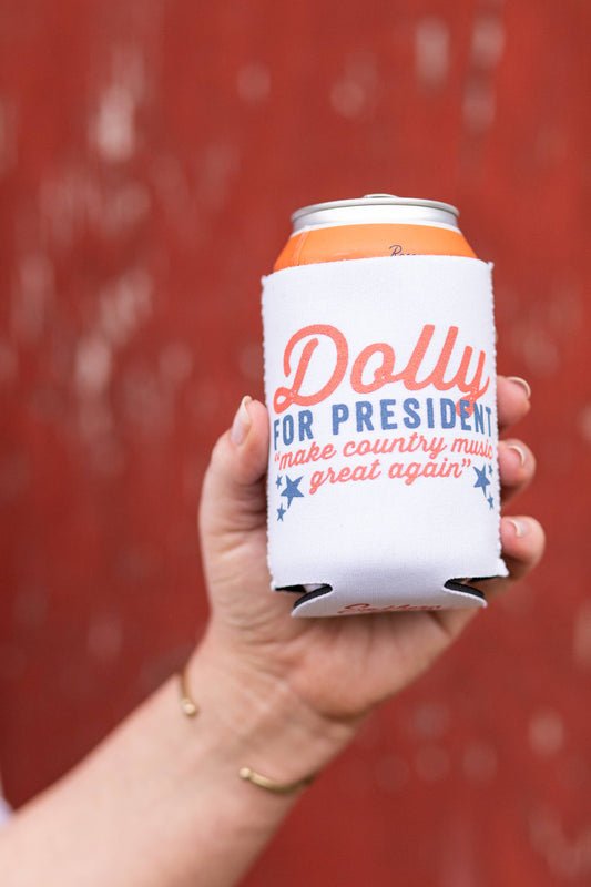 Dolly for President - Koozie