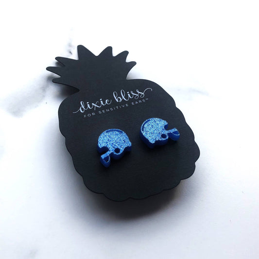 Football Helmets Stud Earrings