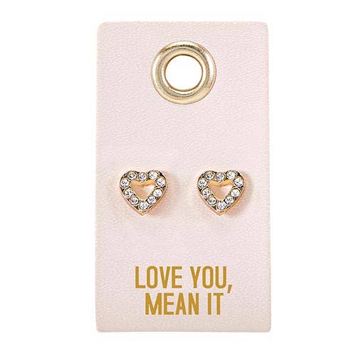 Love You, Mean It Earrings