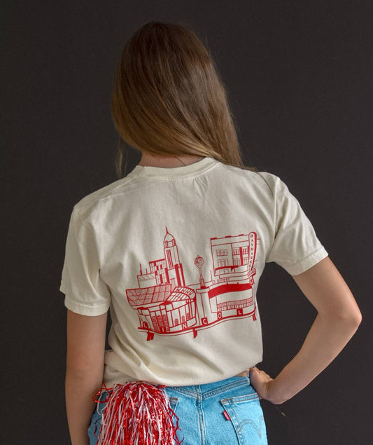 Lincoln, Nebraska Skyline Tee