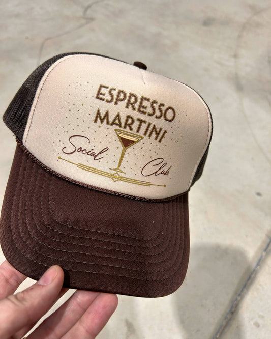 Espresso Martini Social Club Trucker