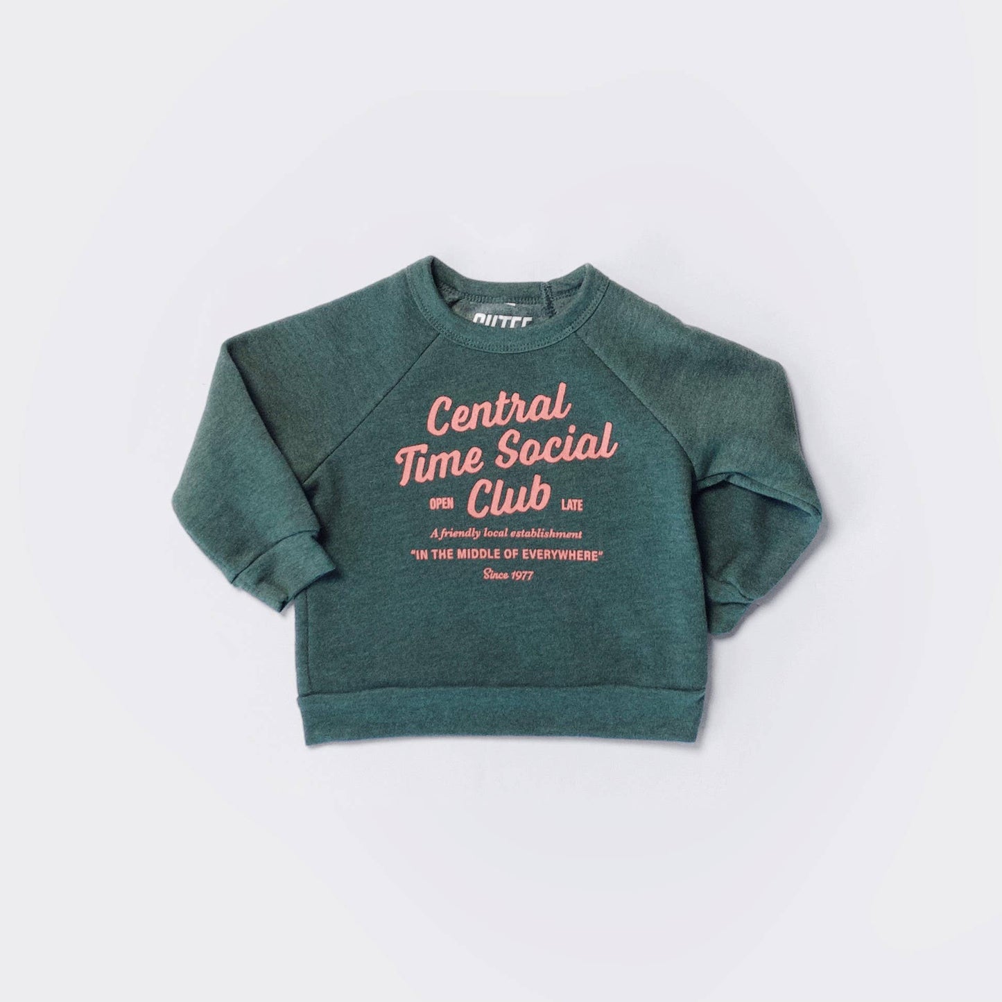 Central Time Social Club Toddler and Youth Crewneck