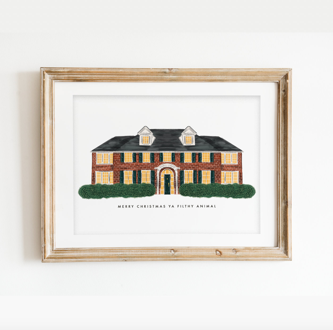 Home Alone House Print