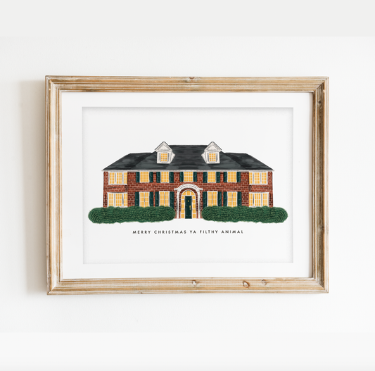 Home Alone House Print