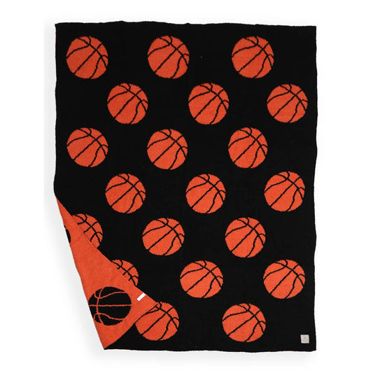 Basketball Printed Cozy Soft Throw Blanket