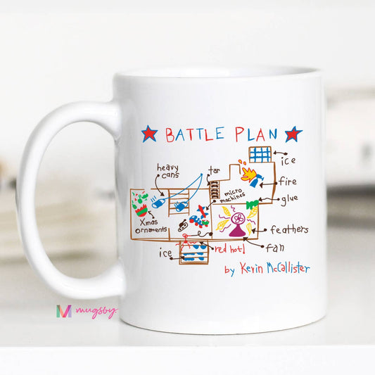 Battle Plan Home Alone Christmas Mug