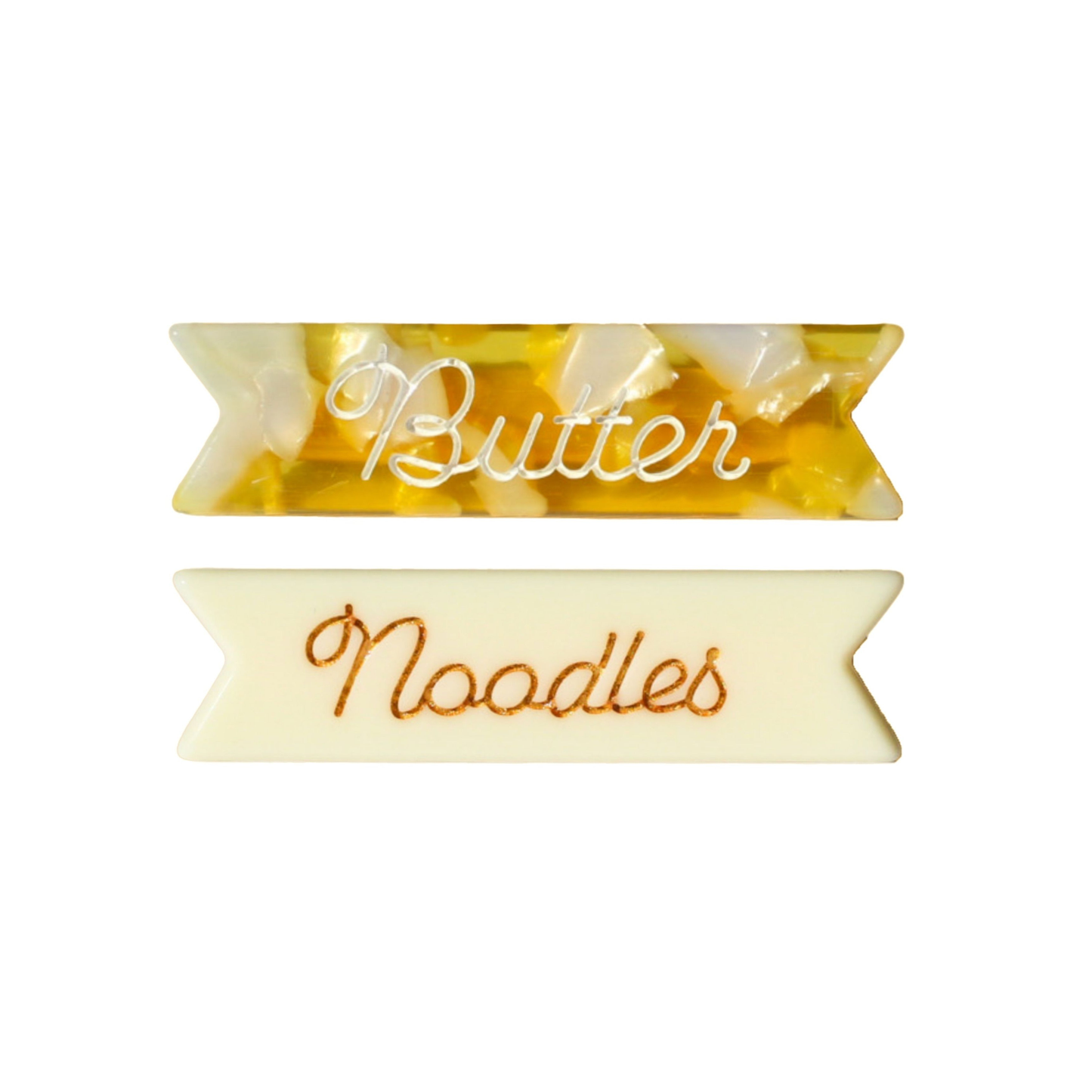 Butter Noodles Hair Clips